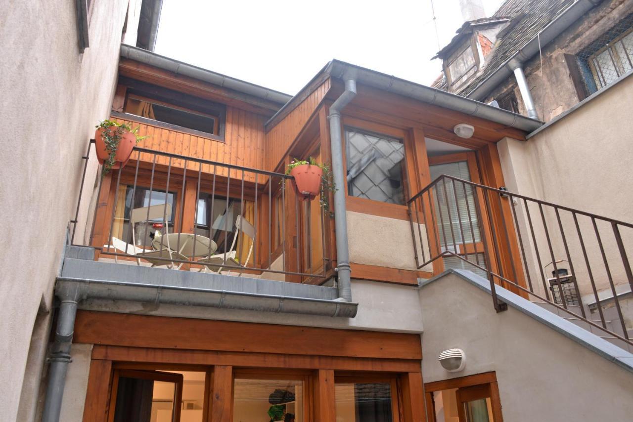 Appartement La Terrasse Sur Cour Colmar Kültér fotó